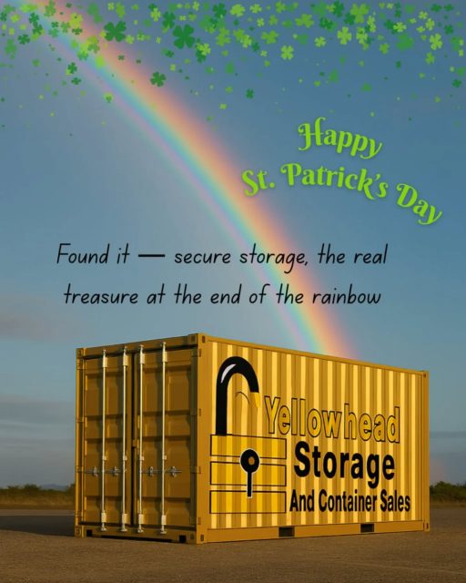 Look no further!
We've found the treasure at the end of the rainbow 🌈
It's right here, at Yellowhead Storage 🪙
With our secure storage you can rest assured all of your treasures will be safe and sound ✨
Happy St. Patrick's Day 🍀
#saintpatricksday #stpatricksday☘️ #securestorage #yegstorage #edmontonliving