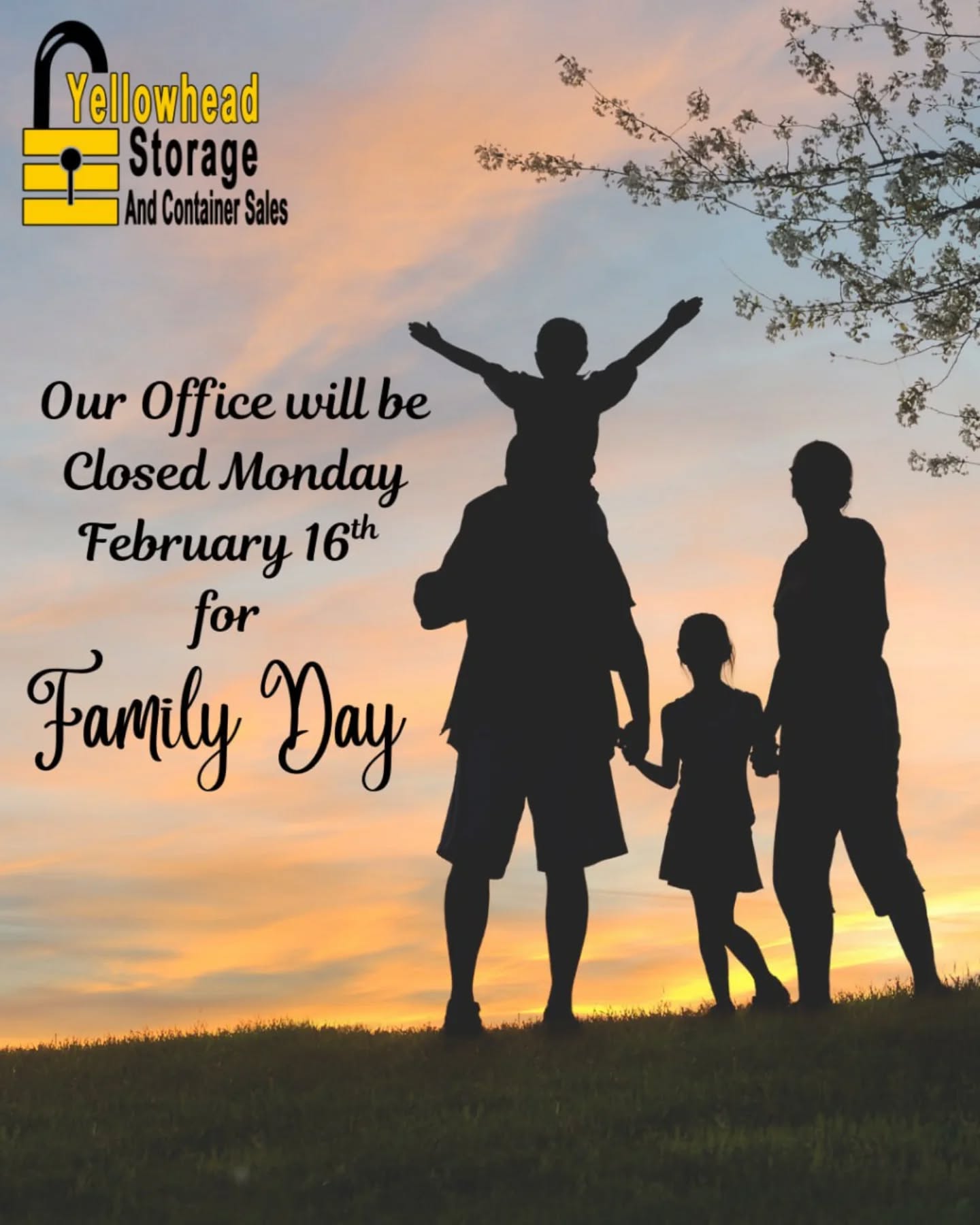 Long Weekend Incoming!
Next Monday is Family Day and we will be closed to allow our staff to enjoy a day dedicated to family time ✨
#longweekend #familyday #familybusiness #yegstorage #storagesolutions